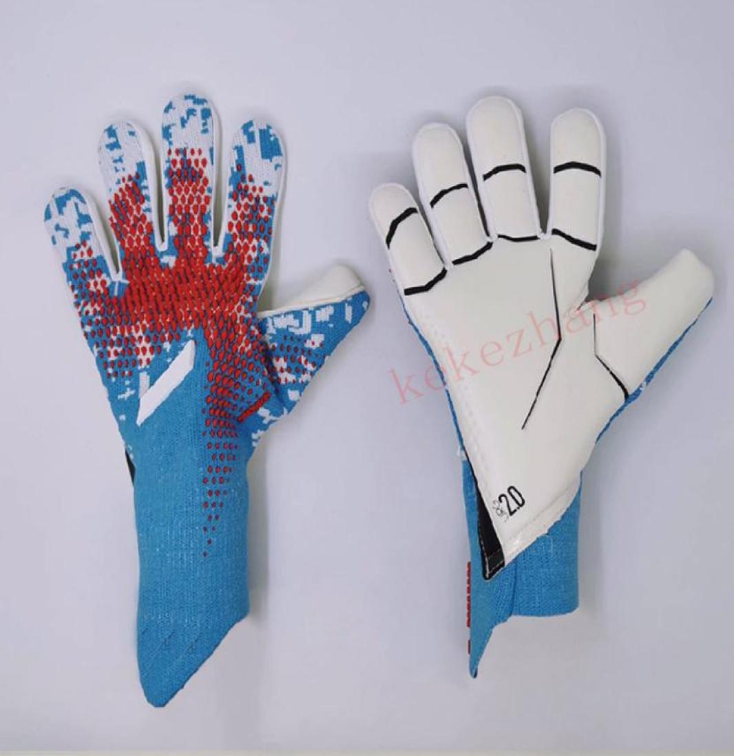 2021 Professional Men Goalkeeper Gloves Without Finger Protection Thickened Latex Soccer Goalie Gloves Women Football Goal keeper 8840261