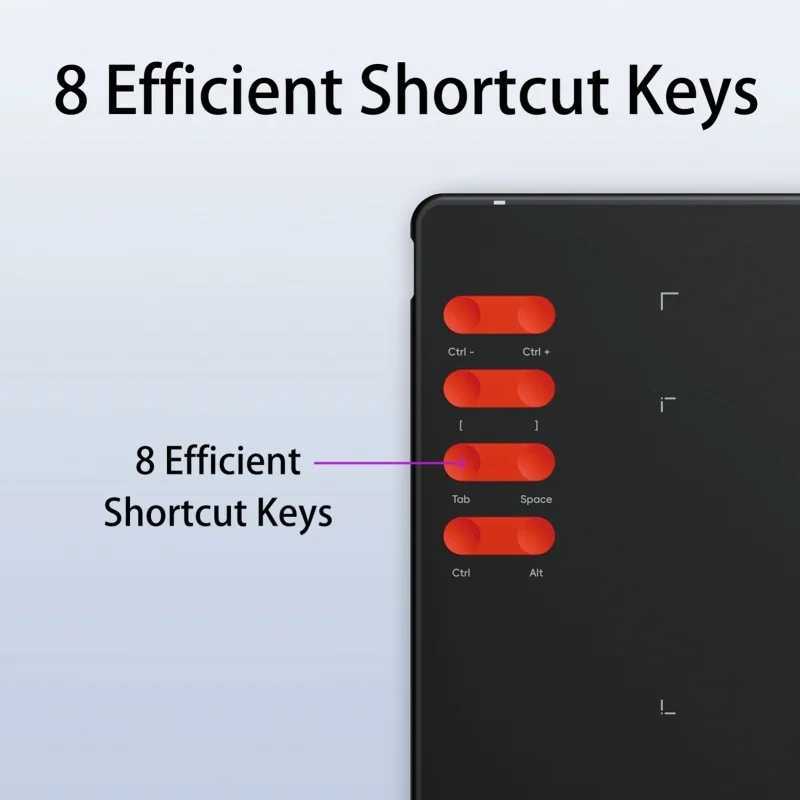 FANGOR Drawing Tablet 10x6 Inch 8192 Pressure Levels Battery-Free Stylus w/8 Nibs Digital Art Pad for Beginners/Pros X250704