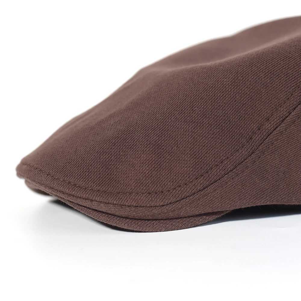 Cotton Adjustable Newsboy Caps Men Wan Casual Beret Flat Ivy Cap Soft Solid Color Driving Cabbie Hat Unisex Black Gray Hats X250704
