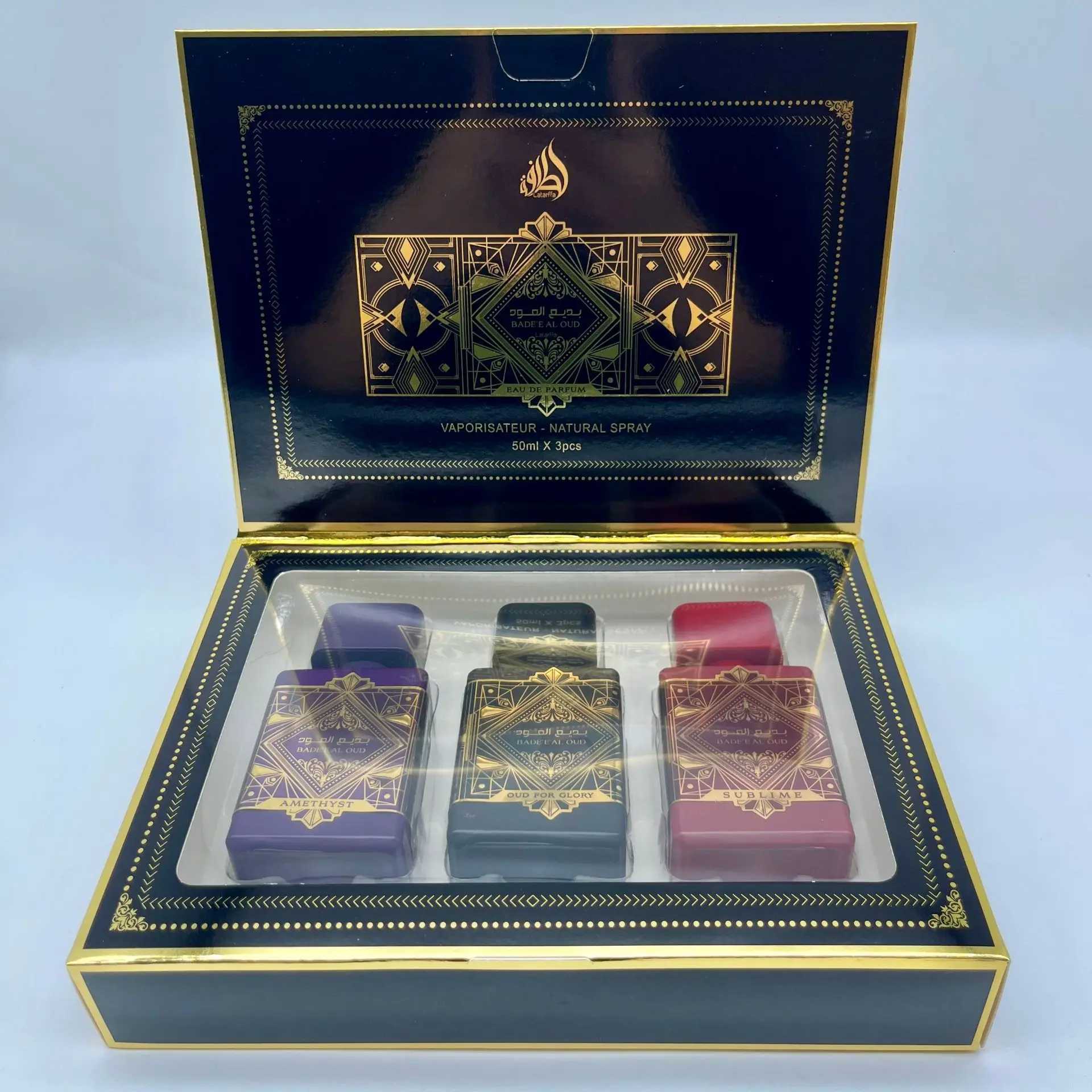 Arabian Perfume Set Unisex Long Lasting Fragrance Pheromone For Man Woman Body Spray Parfum Date Gifts PerfumesXJ250704