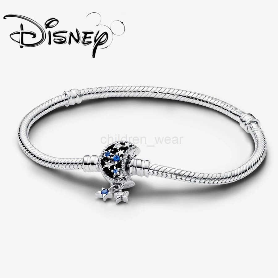 Disney Suitable for Disney 2024 New Mickey Mouse Button Instant Snake Chain Bracelet Accessories Lady Jewelry Gifts W20250725