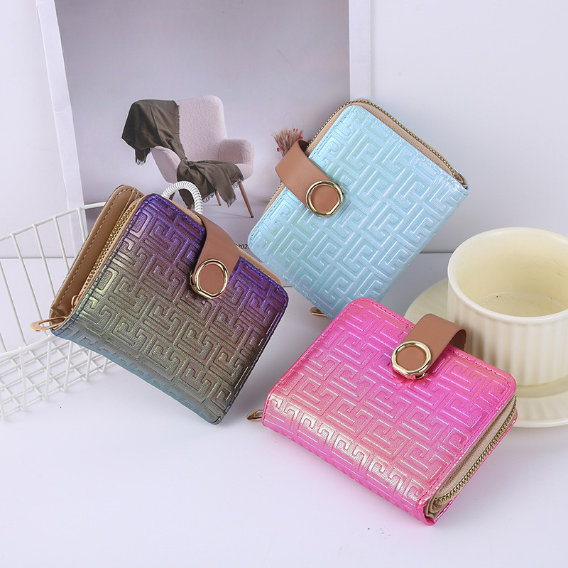 Free Shipping Designer Bag Card Holder For Women Compact High-end Large Capacity Multiple Card Slots Coin Purse Large Cash Clip Photo ID Storage Bag W