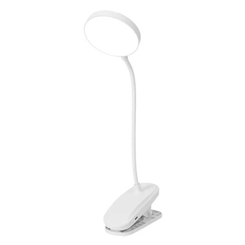 Folding Light Desk Lamp USB Plug-in Table Lamp Clip Touch Control Book Night Light LED Desk Lamps 3 Modes Dimming Eye Protection XJ250703