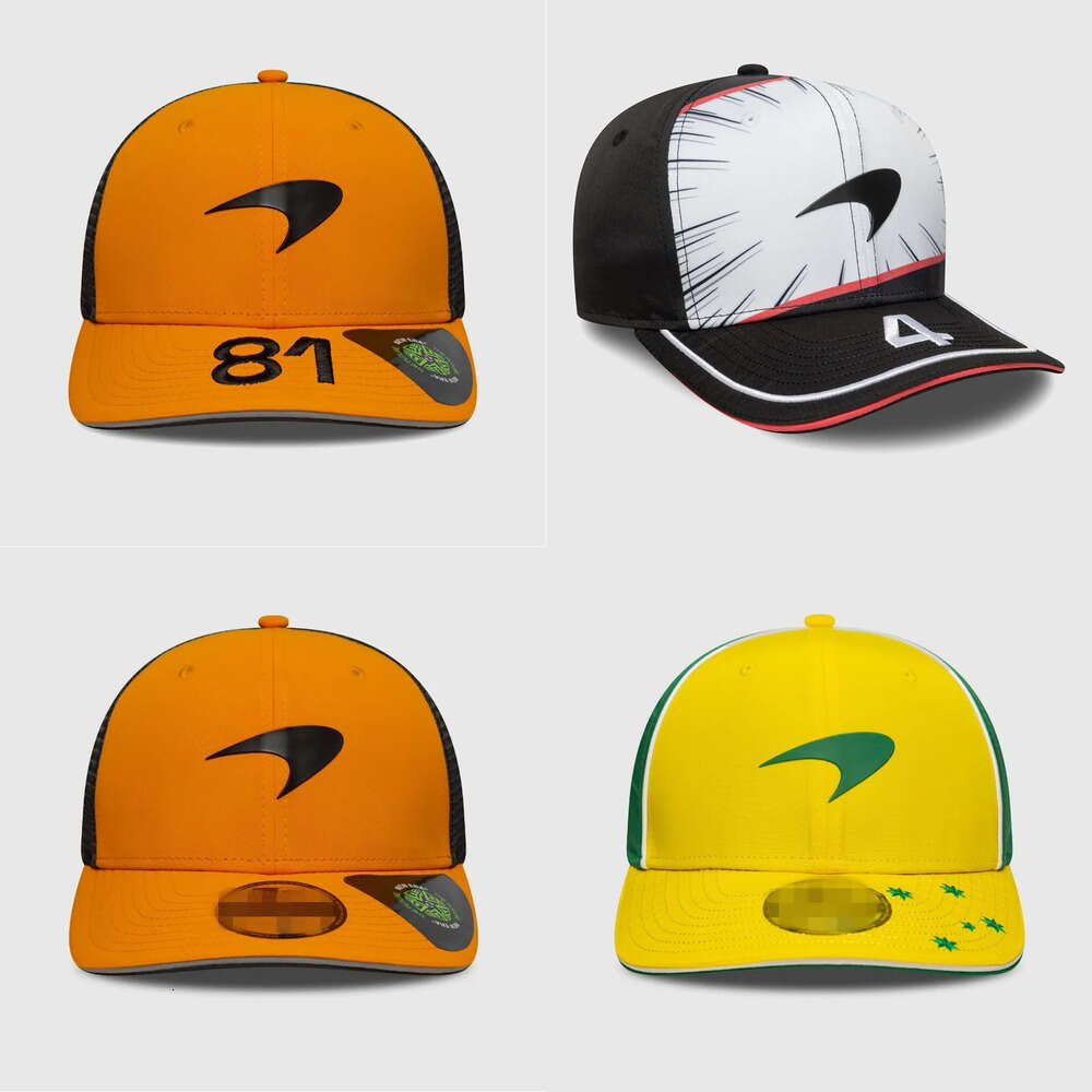 88 F1 Racing McLaren Miami GP Oscar Piastri Driver Cap Fashion Leisure Sports Travel Baseball Cs Mens Hat Marcas Lujo W250113