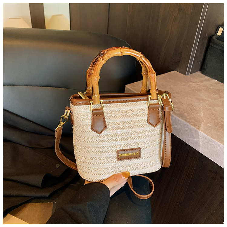 Designer Bag Luxury Bag Boho Handwoven Straw Female Summer New Crossbody Shoulder Bag Seaside Holiday Beach