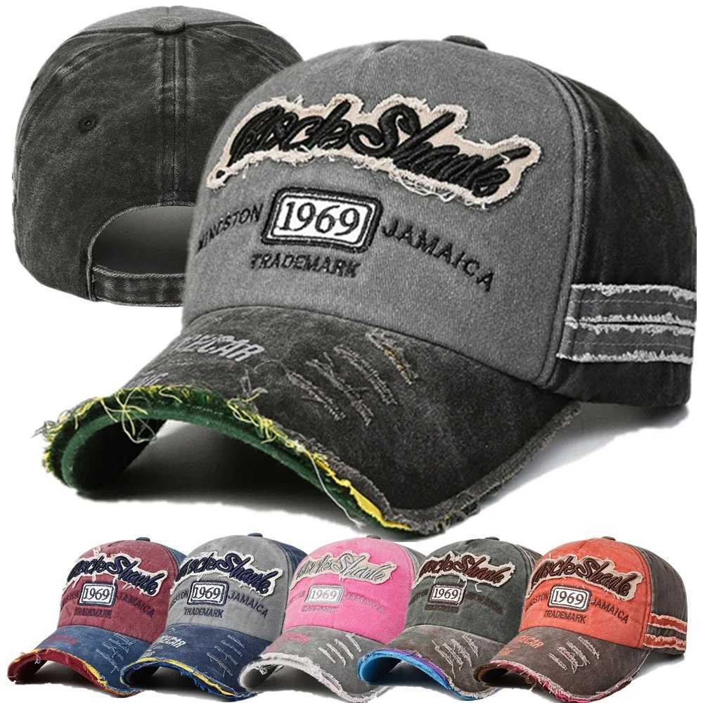 Hot S Unisex Washed Cotton Vintage Cap Letter Embroidery Baseball Cap Men And Wen Outdoor Sports Hats X250704