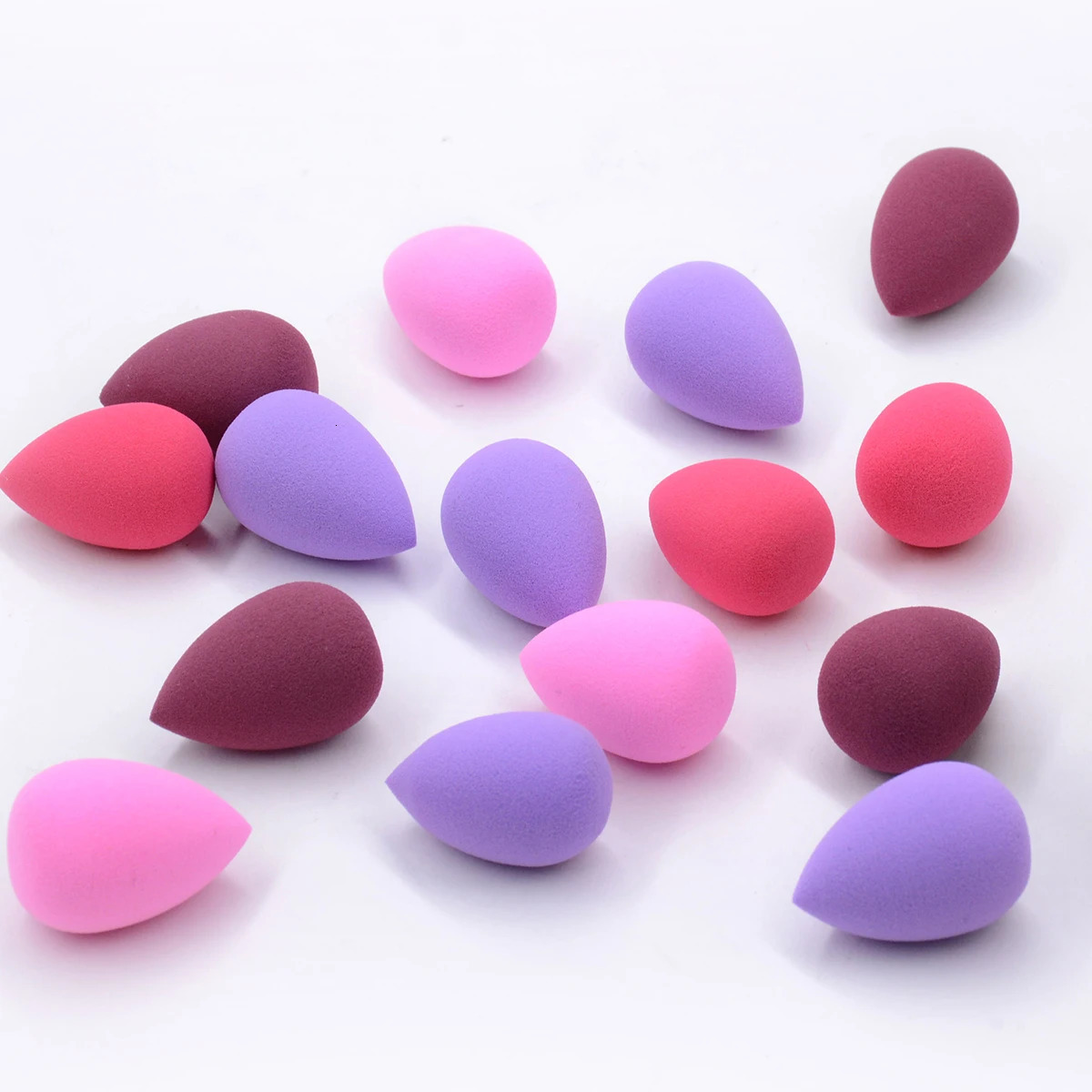 40Pcs/bag Mini Makeup Sponge Beauty Eggs With Cosmetic Bag Face Make up Tools Set In Organizer Bulk Wholesale Beauty Tools 250625
