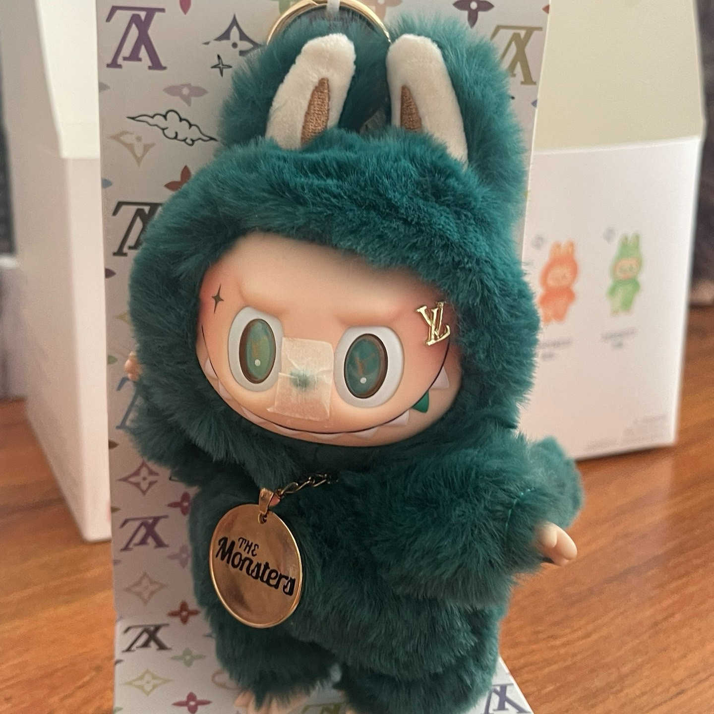 Archangel Labubu Big Leader Blind Box Handmade Doll Generation Vinyl Plush Pendant Sweetheart L250704{category}