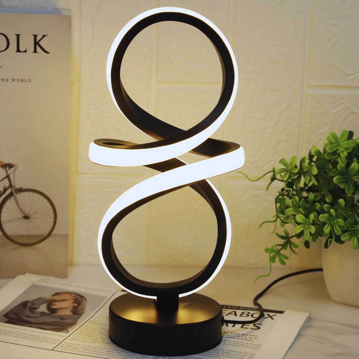 LED table lamp - dimmable bedside reading light artistic decoration suitable for bedrooms study rooms and living roomsXJ250703