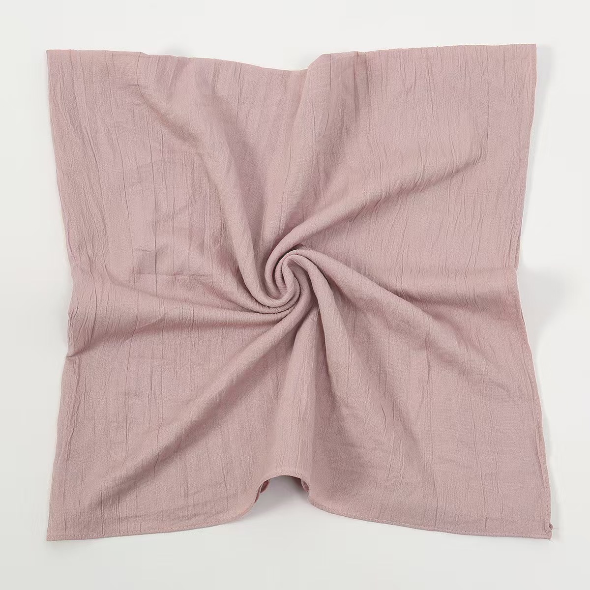 T1129 European and American hot-selling ethnic style shawl spring and autumn retro literary solid color square scarf fashion temperament Baotou scarf