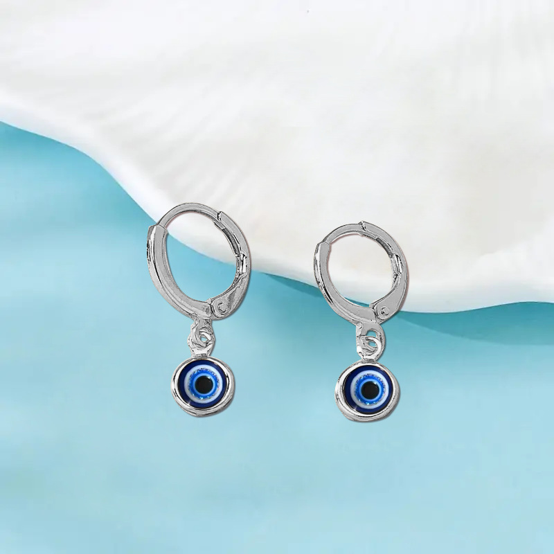 Fashion Simple Demon Eye Personality Earrings Ear Clips High-end Feel