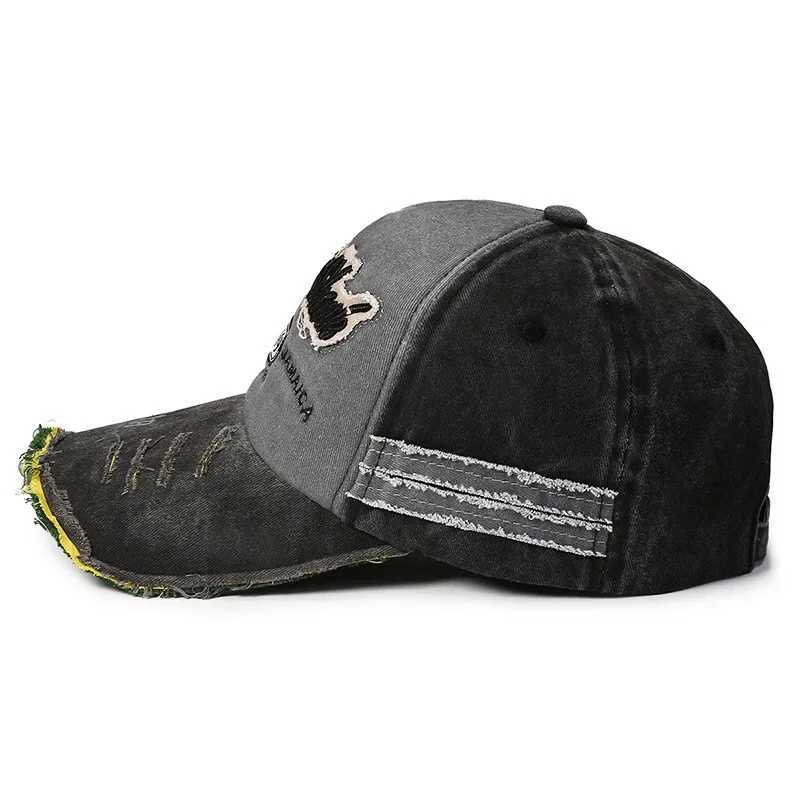 Hot S Unisex Washed Cotton Vintage Cap Letter Embroidery Baseball Cap Men And Wen Outdoor Sports Hats X250704