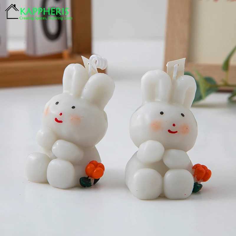 Bunny Guest Gift Candles Cute Rabbit Scented Candles Favors Animals Wholesale Mini Candles for Home Decorative W250704