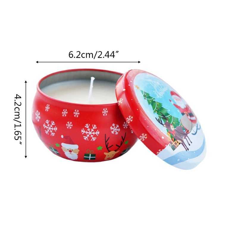 2025 New Christmas Atmosphere Aromatherapy Candle for Stress Relief Relaxation Bath Yoga Freshen the Air in the Room Smokeless W250704