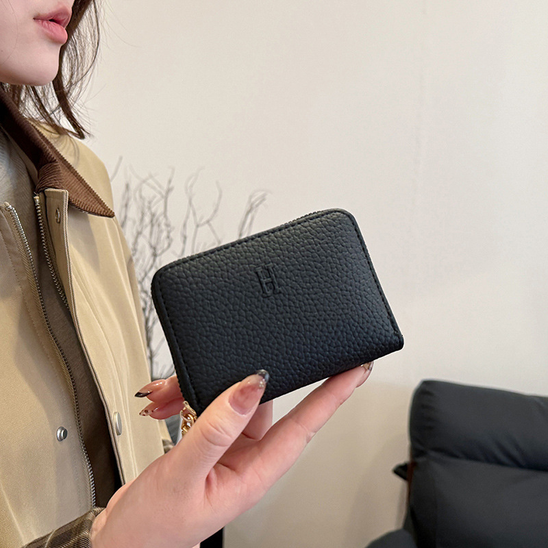 Free Shipping Designer Bag Wallet Women 2025 New Card Holder Two-in-one Niche Design Short Style Hot Trendy High-end Small Card Clip