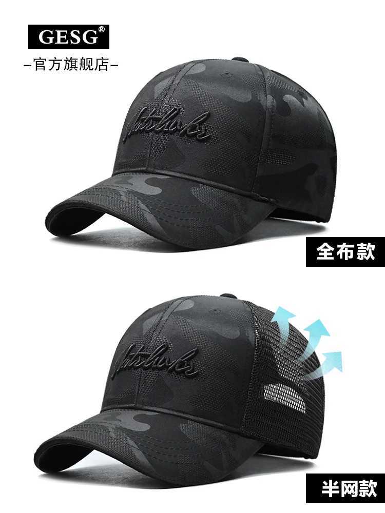 InlnDtor 2025 Embroidered Euro- style sunshade baseball cap casual lettered breathable casual fishing hat for men X250704