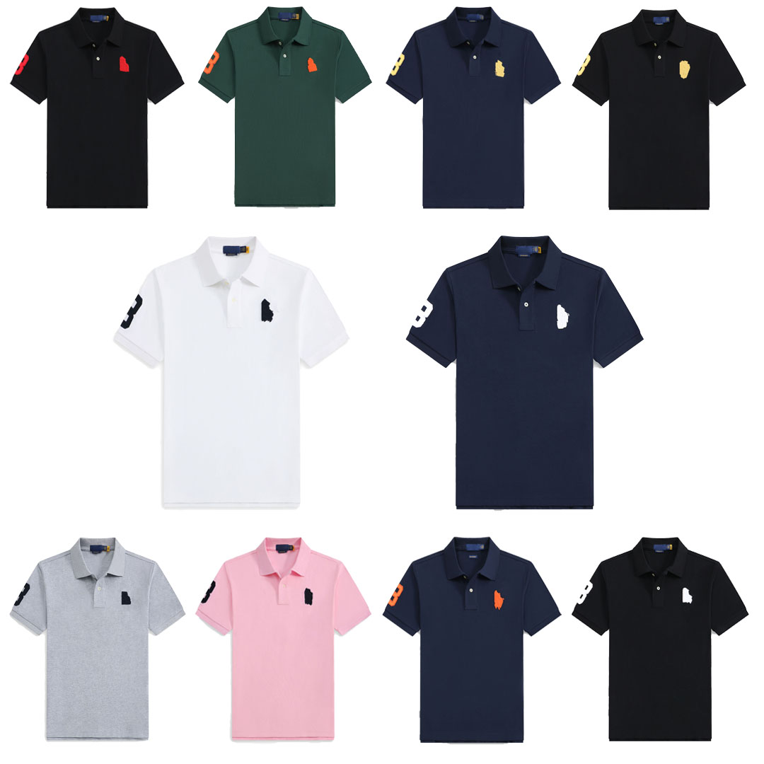 Designer Mens Polos Embroidery Patterns T-shirt Short-sleeved Polo Shirts Solid Colors Mens Womens Business Outfit