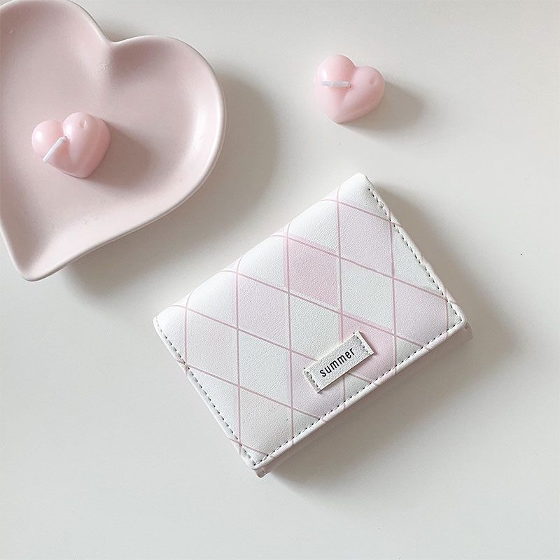 Free Shipping Designer Bag New Summer Exquisite High-end Wallet For Women Short Style Niche Foldable Card Holder Small Wallet With Integrated Anti-deg
