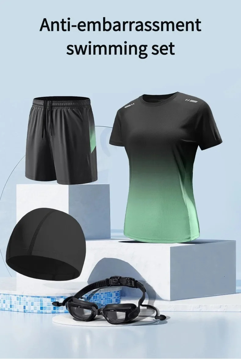 Activewear suit Womens summer running shorts T-shirt Yoga thin badminton wear loose fitness wear 250704