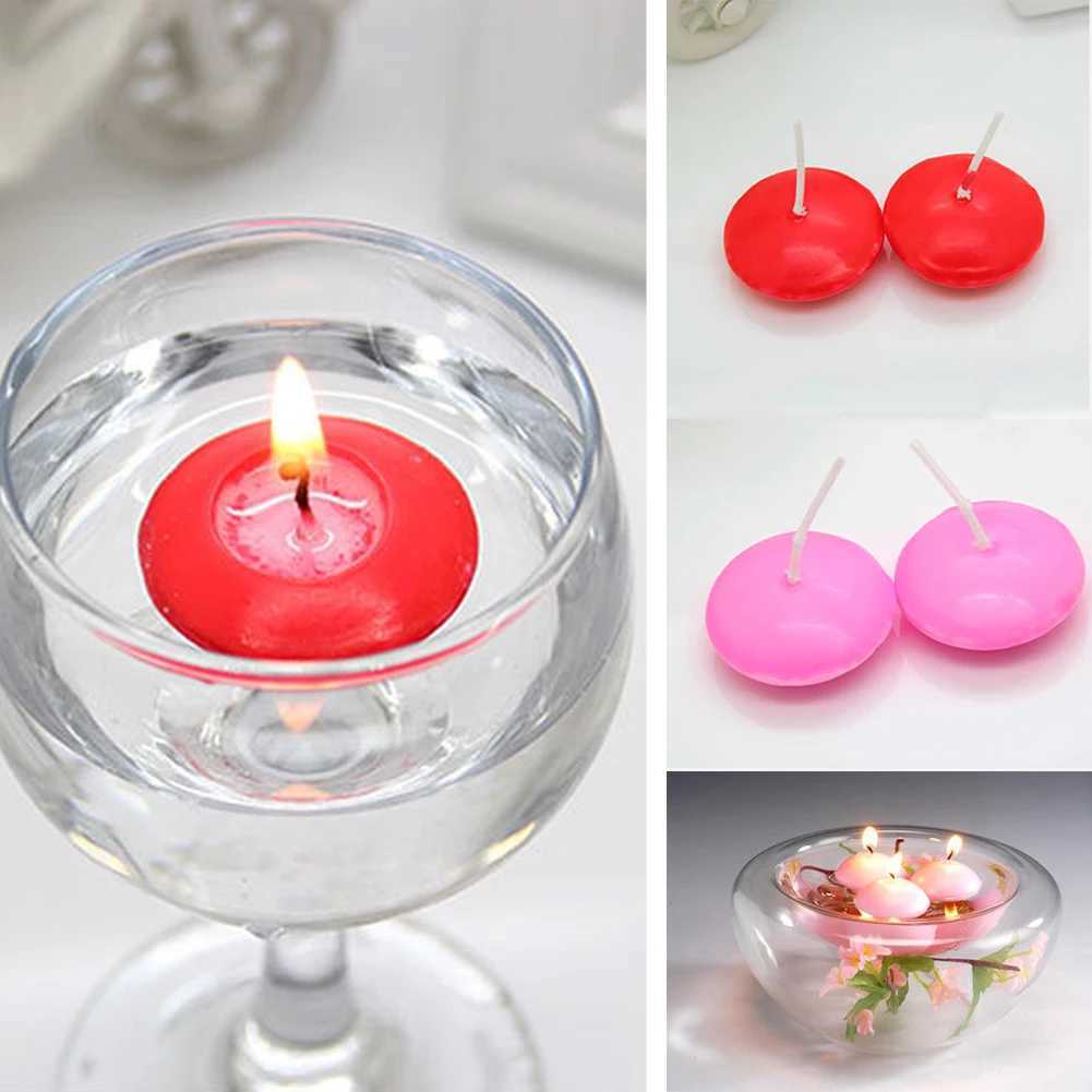 1 Pcs Wedding Floating Candles Mini Smokeless Candles Romantic Party Decoration For Events New Year Christmas Tealight Candles W250704