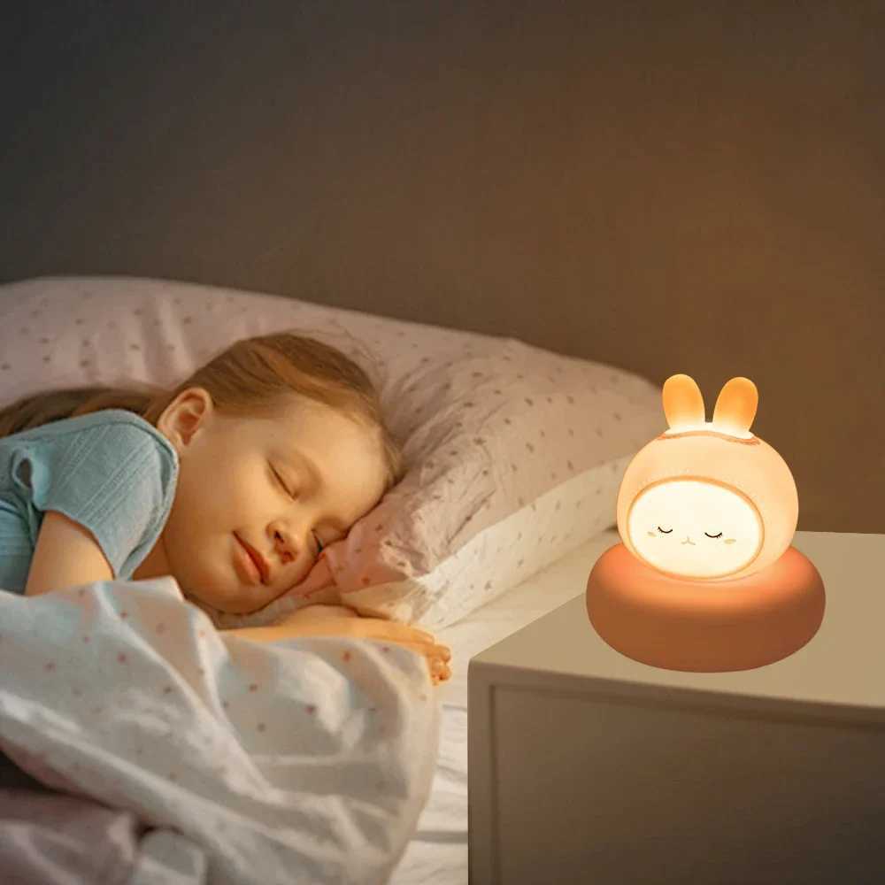 ute Animal Night Light Novelty with 3 Levels of Dimmability Nursery Nightlight USB Rechargeable Table Lamp for Breastfeeding Toddler Baby XJ250703