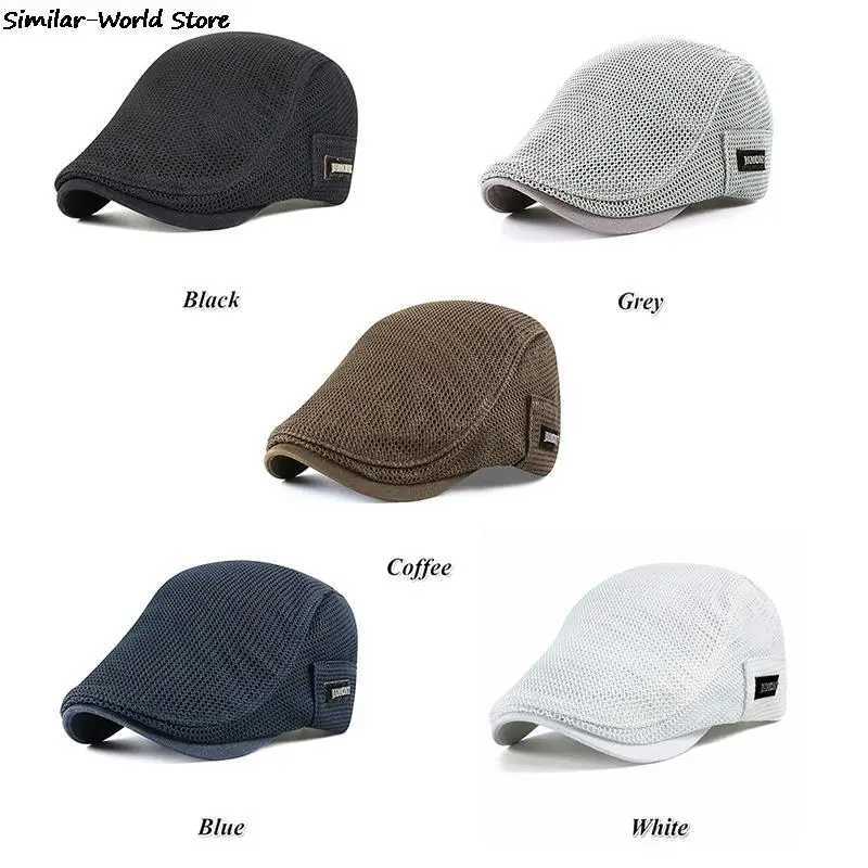 Mens Mesh Baseball Cap Breathable Summer Caps Dad Hat Outdoor Fishing Hats Trucker Cap X250704