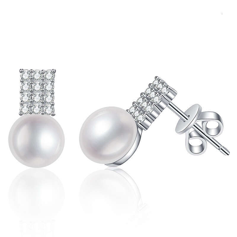S925terling S925ier for Women, Light French S925tyle Geometric S925ugar Cube Full Dia EarringS925, D Color 36 PointS925 MoiS925S925anite EarringS925 b