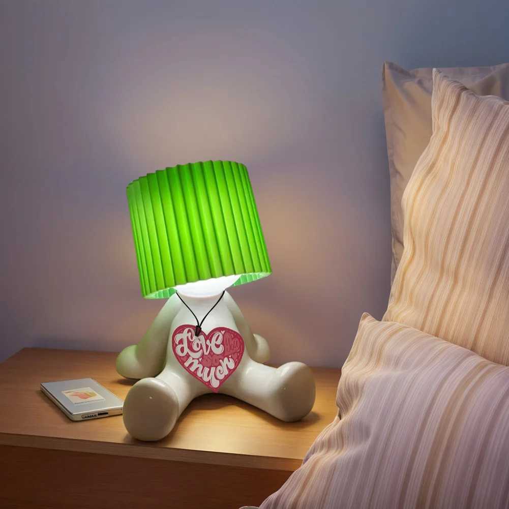Creative Table Small Book Lights Little Naughty Boy Night Light Shy Man Lamp for Children Home Room Bedside Desk Decoration Gift XJ250703