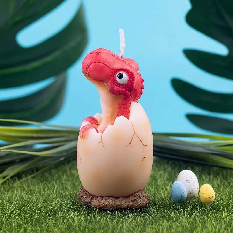 Childrens Birthday Party Creative Children Birthday Candle Craft Cartoon Candle Dinosaur Baby Shaped Aromatherapy Candle ZF171 W250704