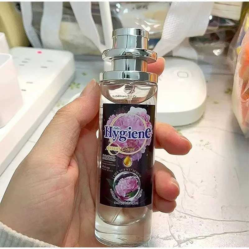 35ml Thai Brand Perfume Bodyspray Laundry Fragrance Peony Bloom Almond Milk Scent Lasting Eau De Toilette Fabric Freshener Perfume XJ250704