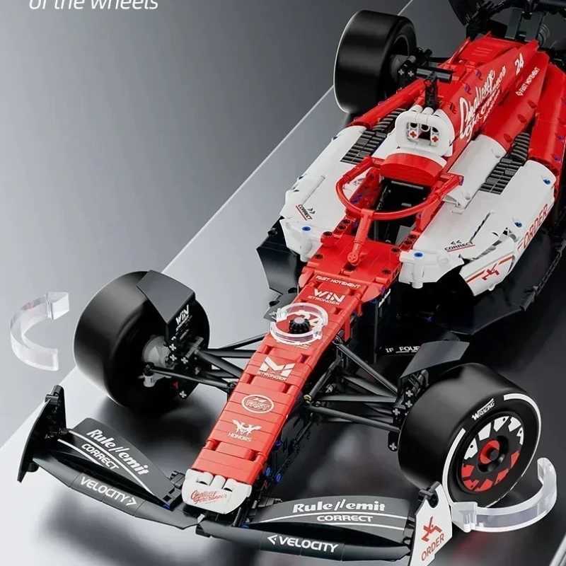 Kbox 1 8 Large-Scale F1 Racing Car Building Block Model Collectible Toy Mens Desktop Decor Festival Gift R250703