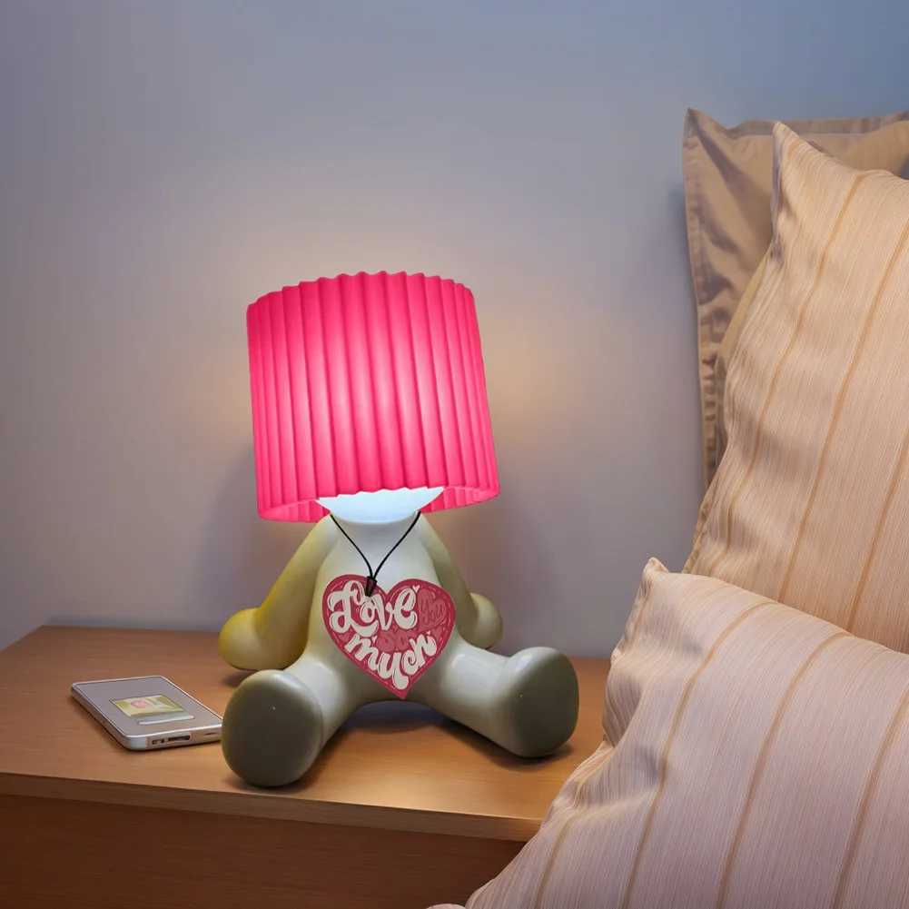 Creative Table Small Book Lights Little Naughty Boy Night Light Shy Man Lamp for Children Home Room Bedside Desk Decoration Gift XJ250703