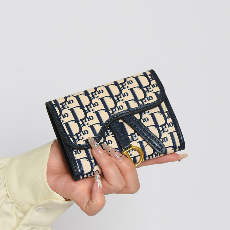 Free Shipping Designer Bag Exclusive Women's Long High-end Wallet Fashion Versatile Classic Internet Celebrity Short Wallet Multi-card Slot Card 