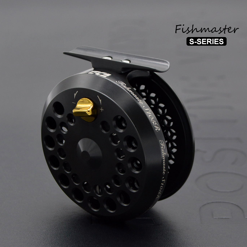 3/4wt Fly Reel with CNC-Machined Aluminium Material for River and String Fishing - Interchangeable Left and Right Hand