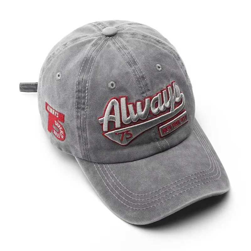 Fashionable letter embroidered baseball caps for men and wen vintage street hip-hop curved brimmed hats X250704