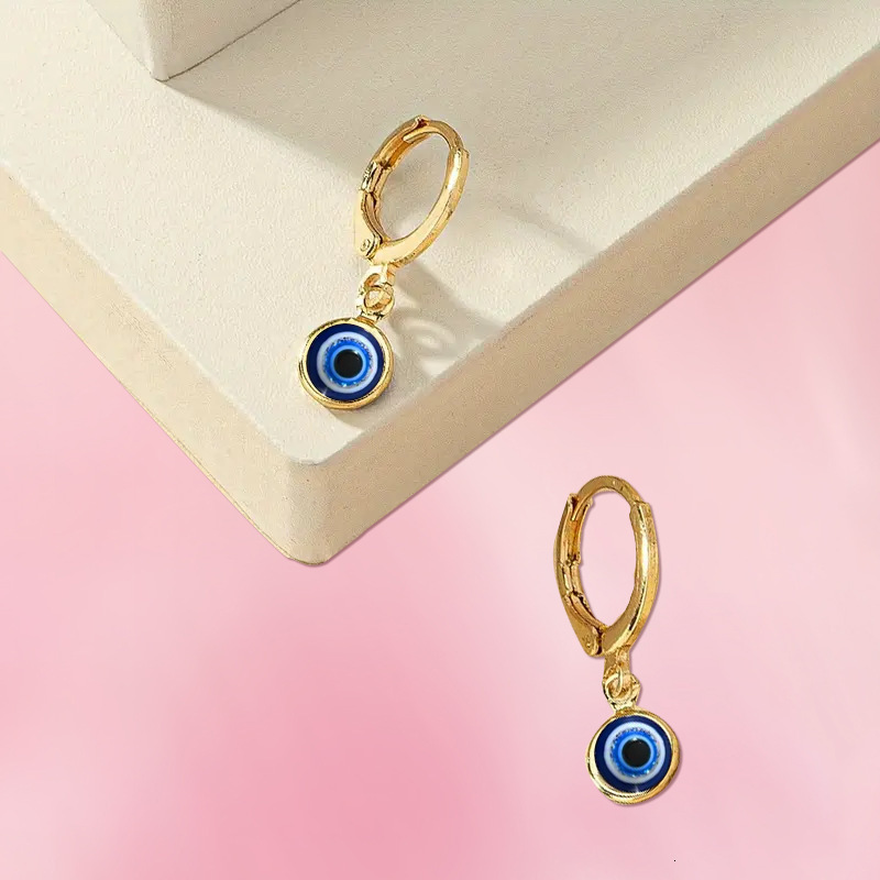 Fashion Simple Demon Eye Personality Earrings Ear Clips High-end Feel