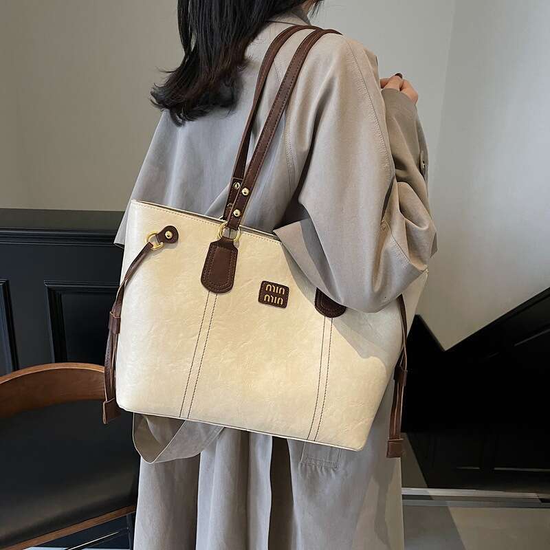 Commuting Tote Autumn Winter New Large Capacity Fashion Single Shoulder Underarm Bag High-end Versatile Handbag for Women