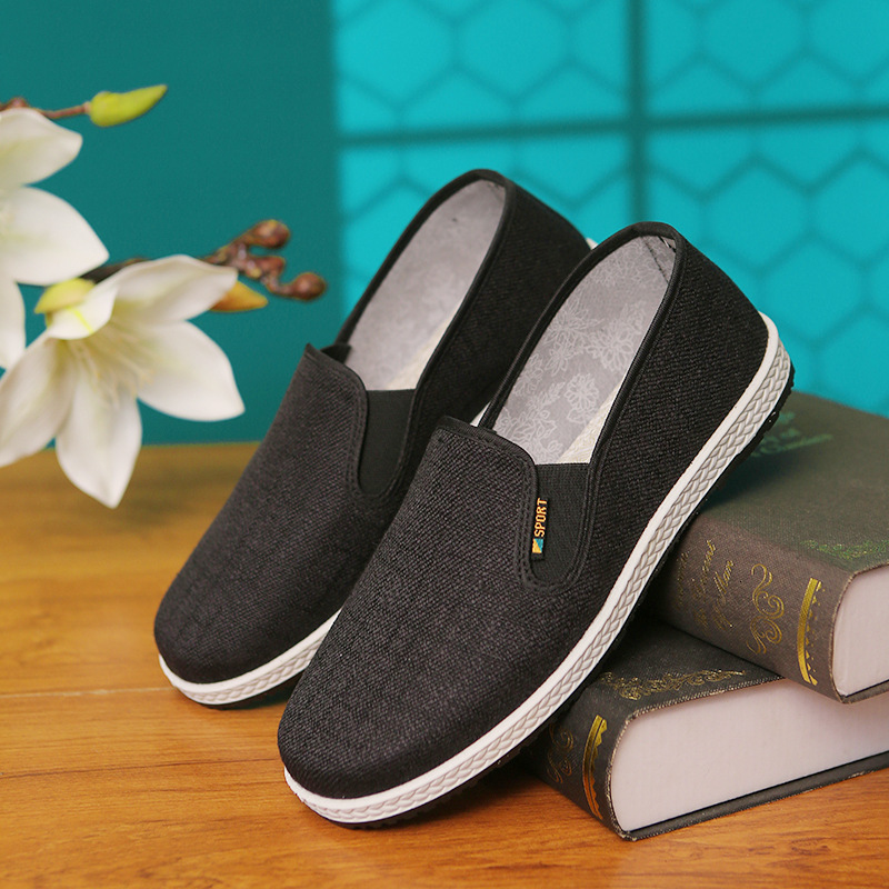 Old Beijing cloth shoes for men, breathable casual shoes, designer shoes, lightweight, anti slip, anti odor men's sports shoes