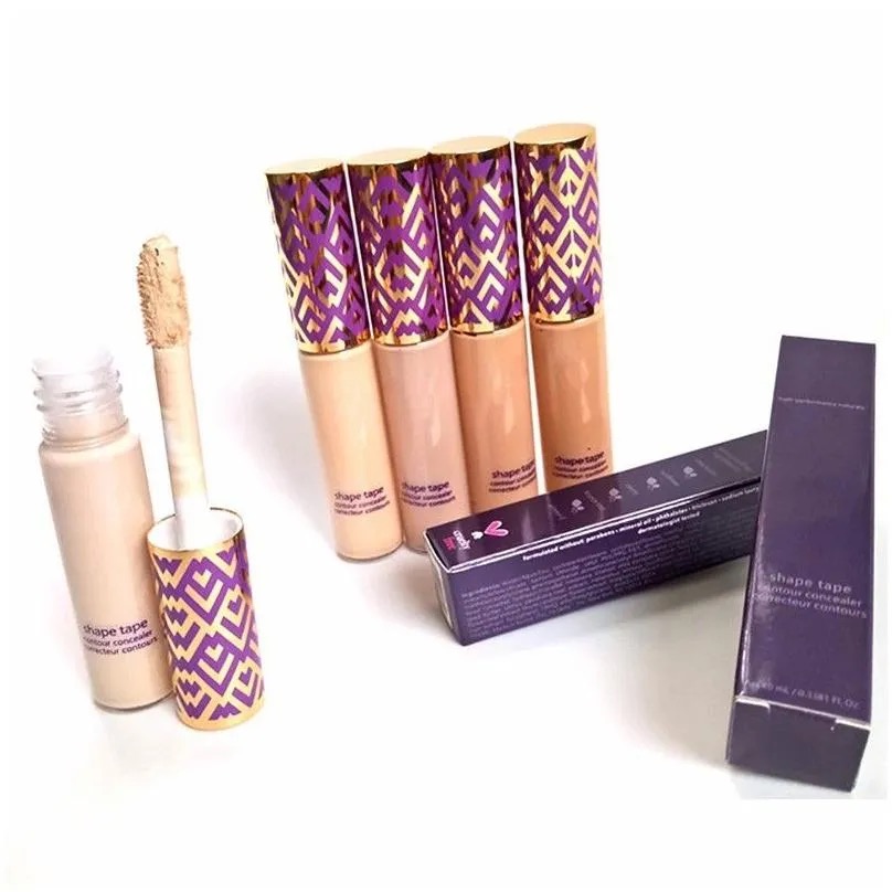 New 5 Colors Makeup Concealer 12S 20B 20S 29N 35N Full Coverage Long-lasting Vegan Cruelty-Free Oil Control Waterproof Moisturizing Acne Dark Circle Cover