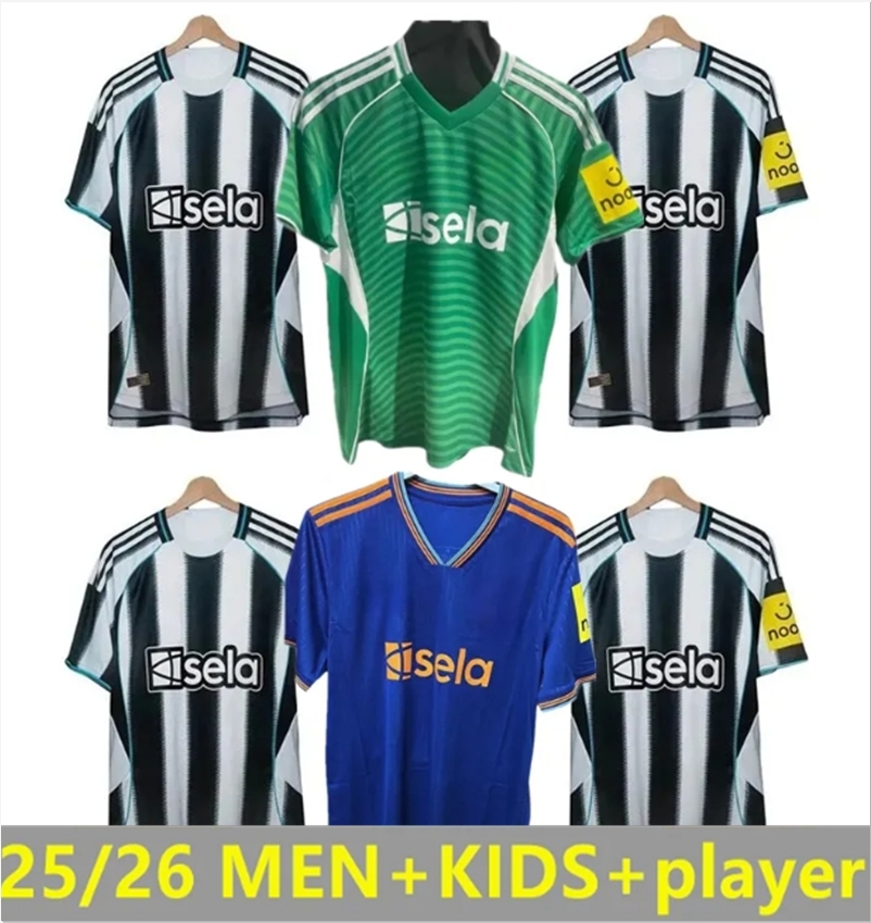newcastle 25 26 TONALI NEWCASTL E soccer jerseys BLACK Kids ELANGA BARNES BRUNO G. Gordon newcastle Football Shirt Home Away Botman fans WINNERS s-4xl 8888