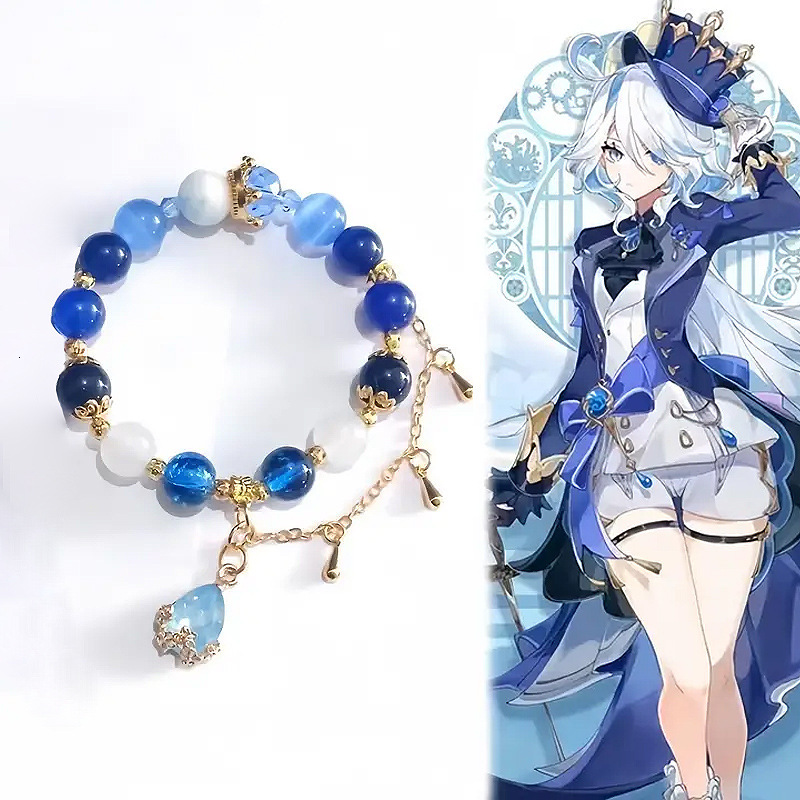 Funina Yuanshen Impression Water God Bracelet Derivative Wristband Peripheral Gift Accessories Cosplay Anime