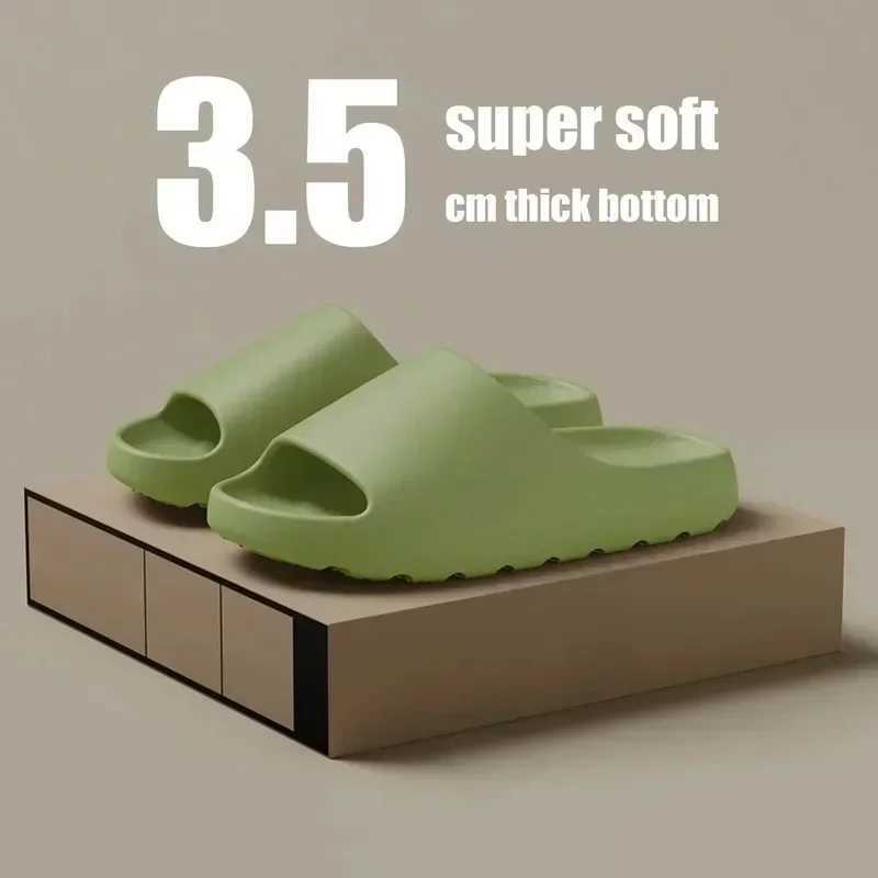 Womens Slippers EVA Soft Thick Soled Summer FAshion Slippers Mens Slides Beach Sandals W250704
