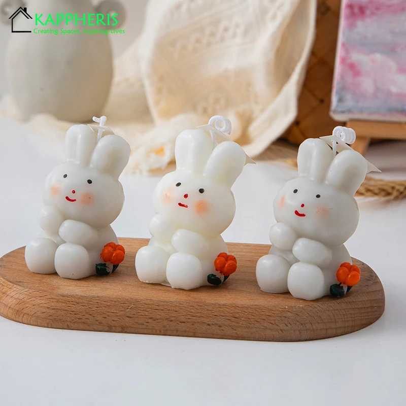 Bunny Guest Gift Candles Cute Rabbit Scented Candles Favors Animals Wholesale Mini Candles for Home Decorative W250704