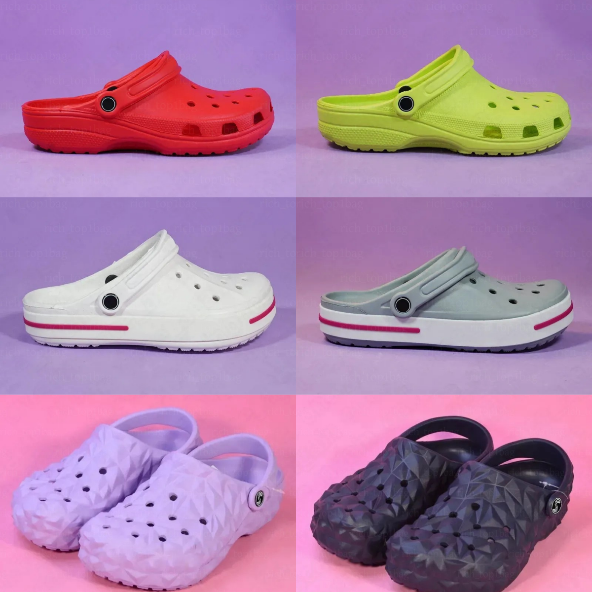 Designer slippers Women Mens slide Charms Car slider Sandal Slides Platform Sandals beach shoes summer vacation Pink All Black Colour Room House big size