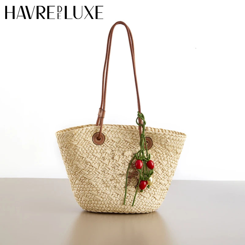 Cowhide tomato string bag charm exquisite pendant woman all-match cute backpack pendant bag accessories 250703