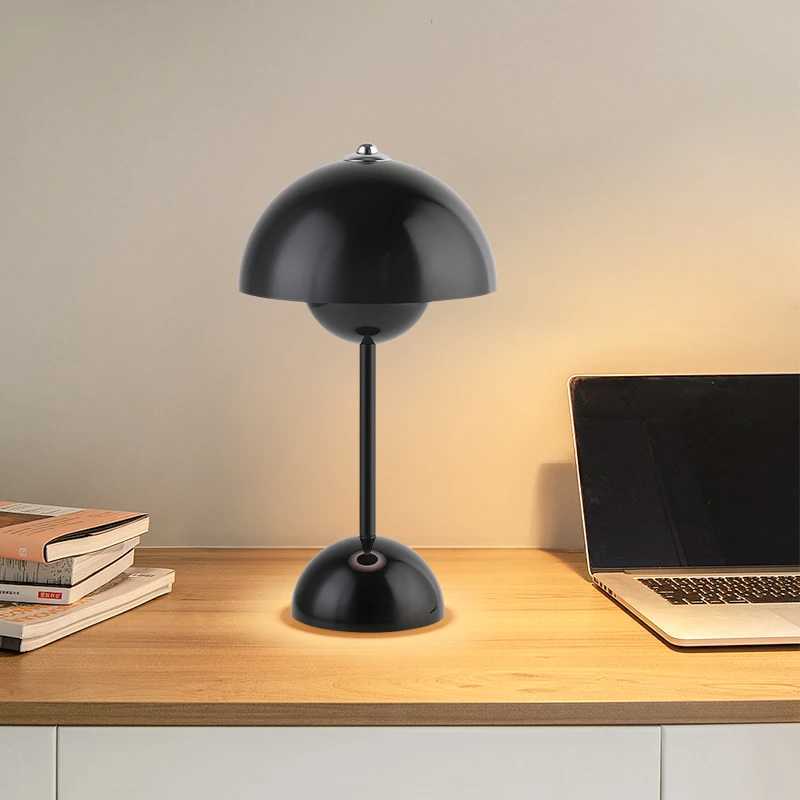 Portable Flower Bud Desk Lamp USB Touch Switch Adjustable Dimming Bedroom Bedside Decorative Light Outdoor Camping Light XJ250703