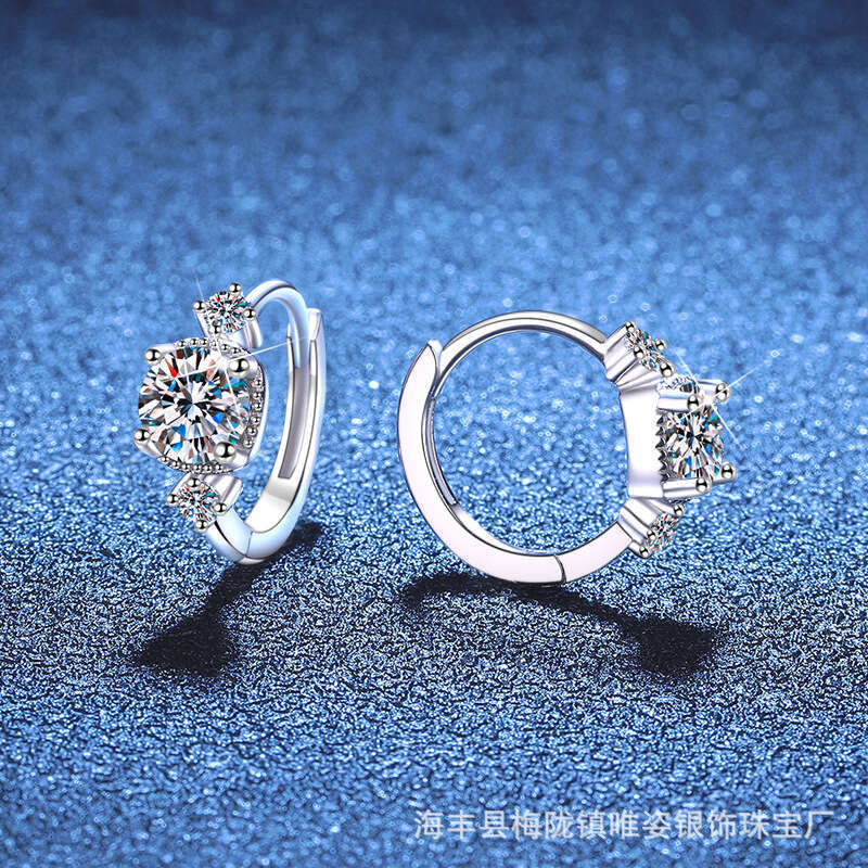 Live Hot S925ale S925 S925terling S925ier Ear Jewelry JapaneS925e and Korean MinimaliS925t Niche DeS925ign MoiS925S925anite EarringS925 0cb