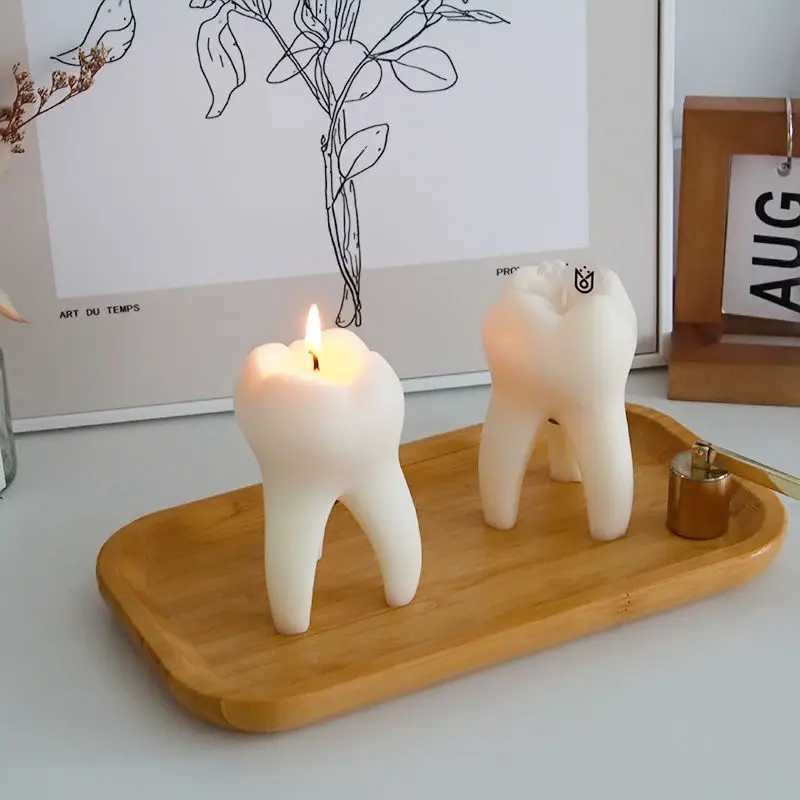 2023 New Creative 4 Aromatherapy Big Teeth Shaped Aromatherapy Candle For Birthday Gift Home Decoration Ornament 1PCS LF202 W250704