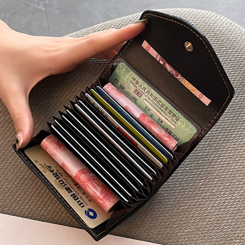 Free Shipping Designer Bag Manufacturer New Ins Style Multi-card Slot Card Holder For Women Compact And Exquisite High-end Ultra-thin Niche Wallet