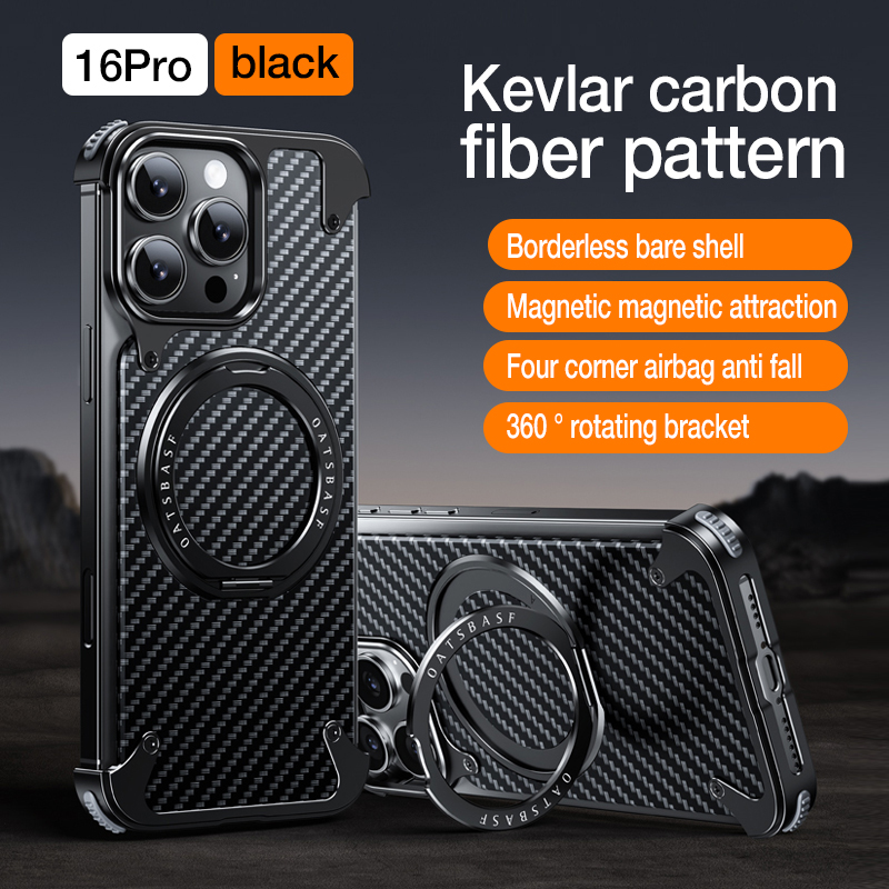 Kevlar Aramid Fiber Phone Case Carbon Fiber Wireless Cell Phone Case Suitable for iphone 16 pro, iphone16pro max Ultra-Thin Phone Case